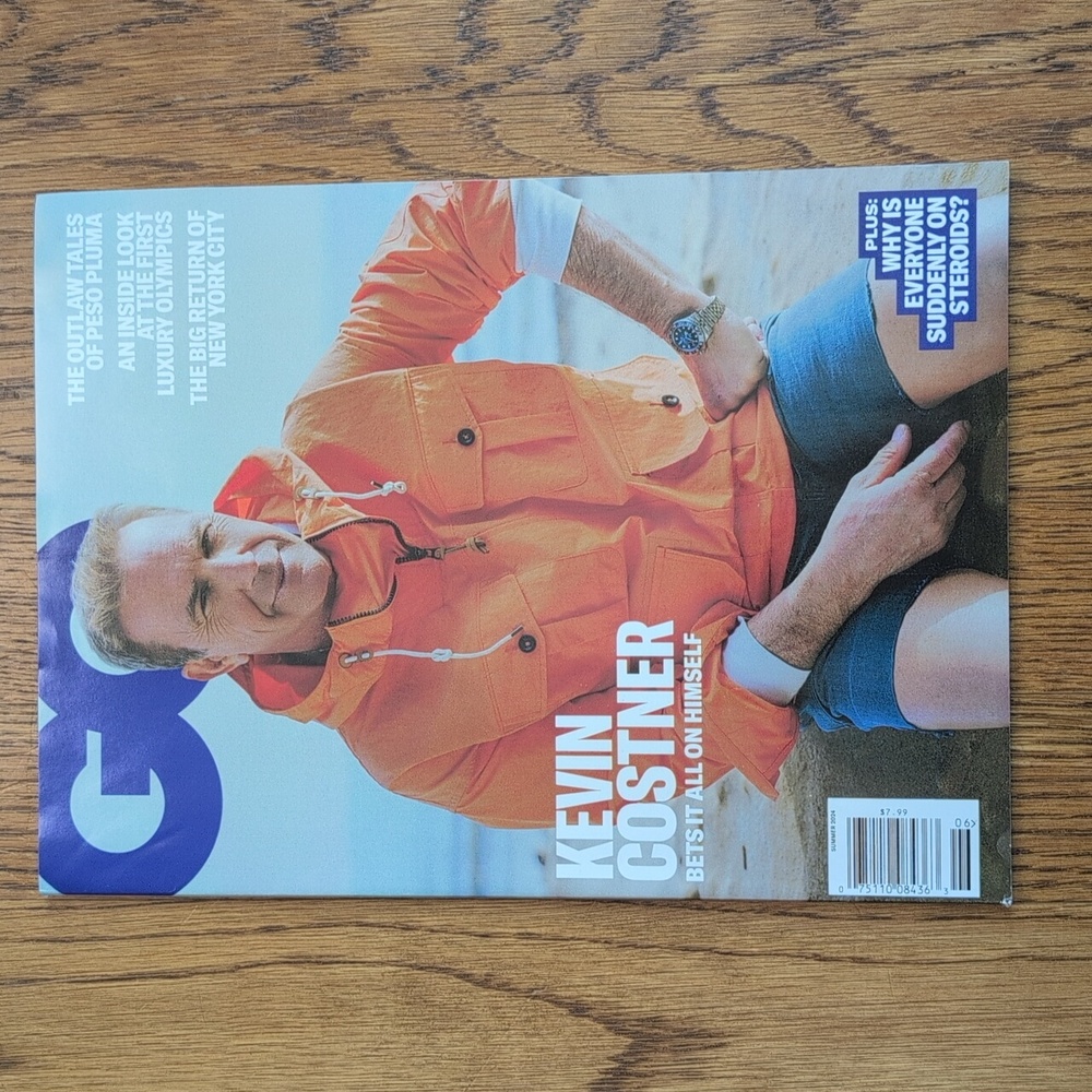GQ Magazine Kevin Costner Bets It All On Himself Summer 2024 US Edition